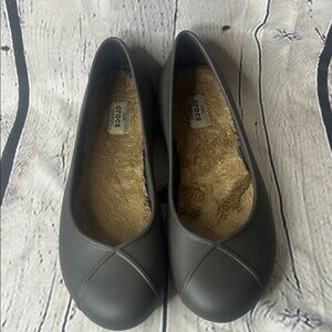 Crocs Women's Gray Flats